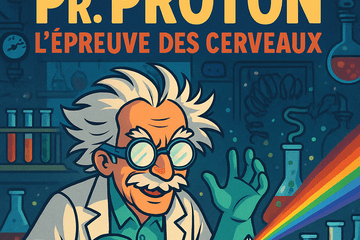 Un savant louche dans un laboratoire qui l'est tout autan 