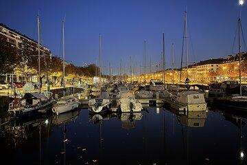 Port de Caen de nuit