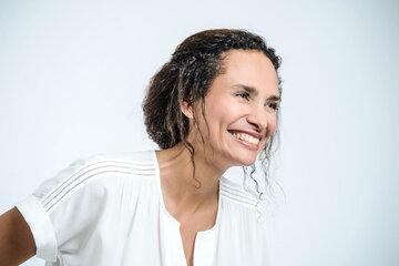 Rencontre avec Frédérique Bedos, marraine de la 8ème édition du village des sciences le samedi 4 octobre 2025
