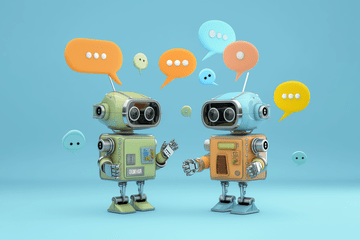 2 robots se parlent