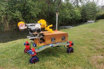 Robot d'exploration guidé par l'IA