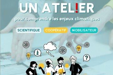 Affiche : Participe à un atelier - Fresque du climat avec AQUAA