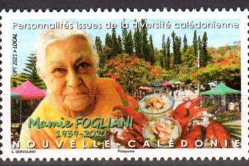 Timbre poste de mamie Fogliani