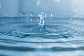 gros plan d'une goutte d'eau