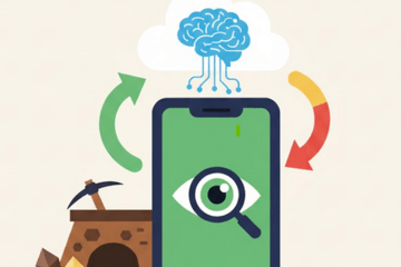 Téléphone avec loupe 