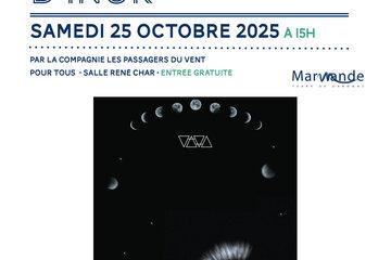 Affiche présentant le spectacle Les 4 saisons d'Inuk