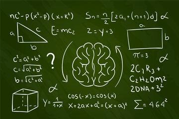 Tableau avec équations mathématiques