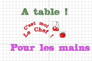 Broderie gourmande