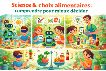 atelier avec des enfants autour du goût
