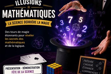 Tour de magie : des chiffres sortent d'un chapeau