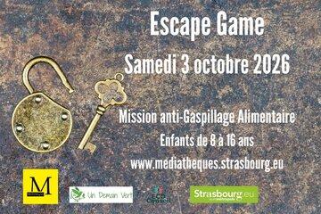 Une clé et un cadenas ouvert pour illustrer l'escape game
