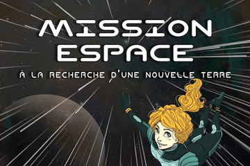 Visuel de l'exposition Mission espace