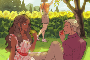 affiche déjeuner sur l'herbe
