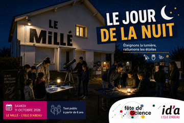 Affiche "Jour de la nuit" au Millé