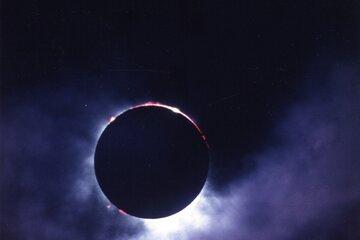Éclipse totale du soleil en 1999 prise Fécamp
