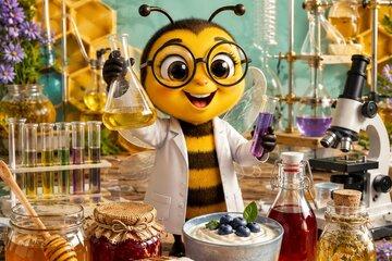 Une abeille participe à la production de nouvelles saveurs et analyse ses créations.