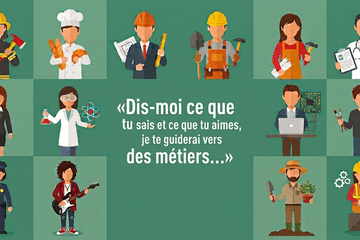 illustration de différents métiers. 