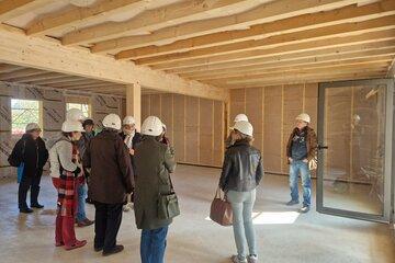 Visite d'un chantier bois