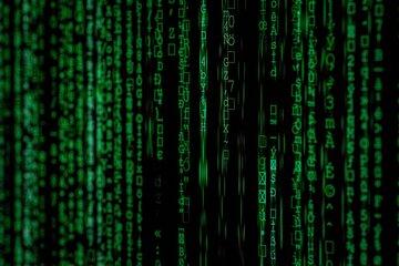 ligne de code informatique vert et noir