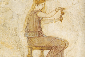 Parfumeuse de la Rome antique. Rome, Villa Farnese