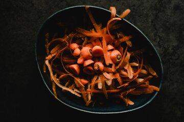 Epluchures de carottes