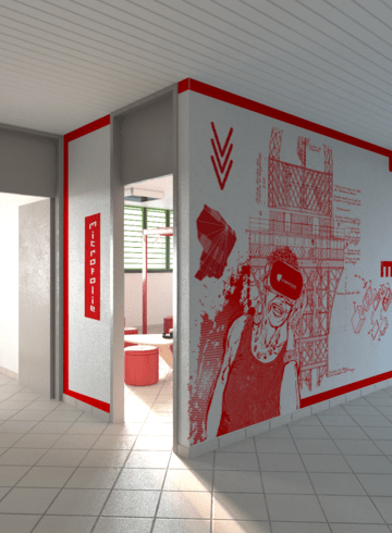 La microfolie dans le lieux TOTEM de la cité Médan Le premier musée numérique de Guyane