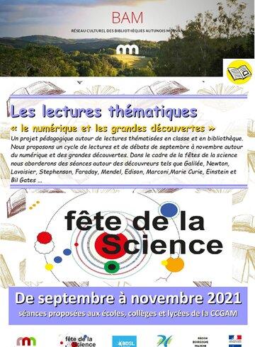 Les Lectures thématiques, le numérique et les grandes découvertes Les Lectures thématiques, le numérique et les grandes découvertes