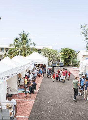 vue d'ensemble d'une partie du village des Sciences du campus universitaire du Moufia en 2018 vue d'ensemble d'une partie du village des Sciences du campus universitaire du Moufia en 2018