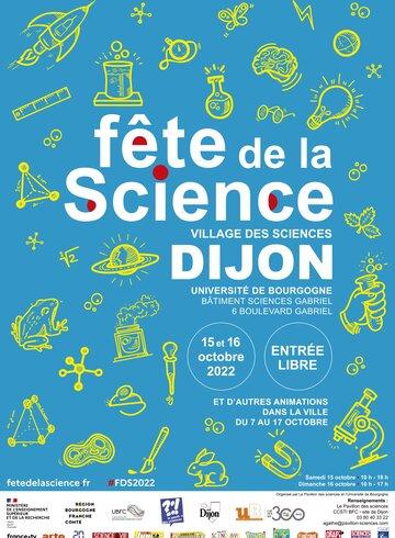 Affiche Village des sciences Dijon 2022