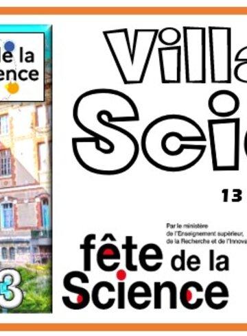 Visuel de présentation du Village des Sciences - AUXERRE 2023