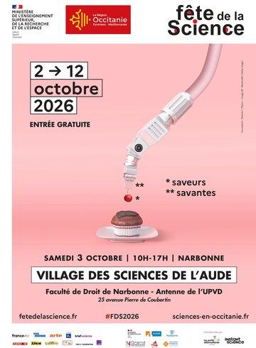 Affiche fête de la science Aude