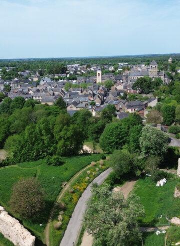 St Aubin-du-Cormier vue par drone