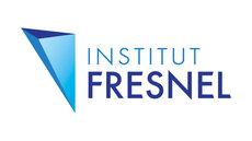 Logo Institut Fresnel (triangle bleu et nom)
