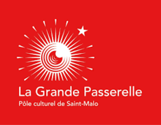 logo de la médiathèque la grande Passerelle