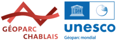 Logo du Géoparc mondial Unesco du Chablais Logo du Géoparc mondial Unesco du Chablais