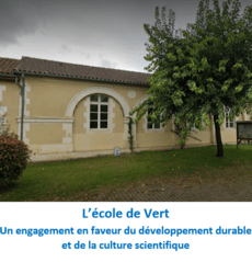 Vert, une école engagée