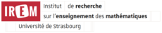 Logo du groupe IREM de Strasbourg