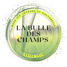 Cercle vert avec le nom de l'assocation