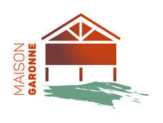 Maison Garonne, structure sur pilotis en bord de Garonne.